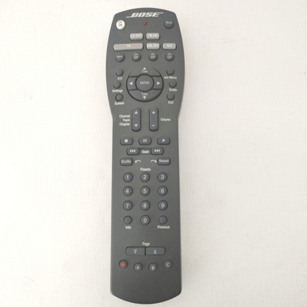 Bose 321 series 2 Audio System Universal OEM Remote Black